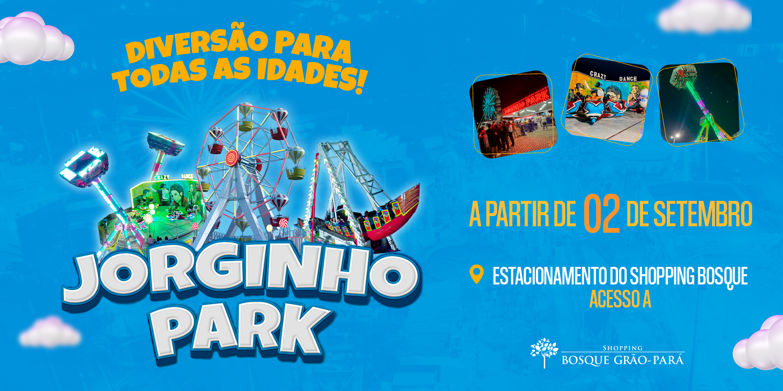 Shopping Bosque Grão-Pará - Play Games, a diversão está aqui